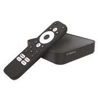 BOX ANDR.TV STRONG GOOGLE ASS-LEAP S3  (  USB - Bluetooth - HDMI - Wi-Fi - Ethernet  - Preto  - Box Go...  )