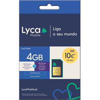 CARTÃO SIM LYCAMOBILE LYCA GLOBE  (  Cartão SIM Pré-Pago Net + Voz - Plano mensal com 4 GB + 500 ...  )