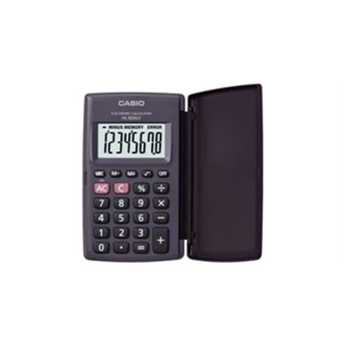 CALCULADORA CASIO BOLSO   -HL820LVBK  (  Preto  - 8 dígitos - Funções no visor - Visor grande - Const...  ) 