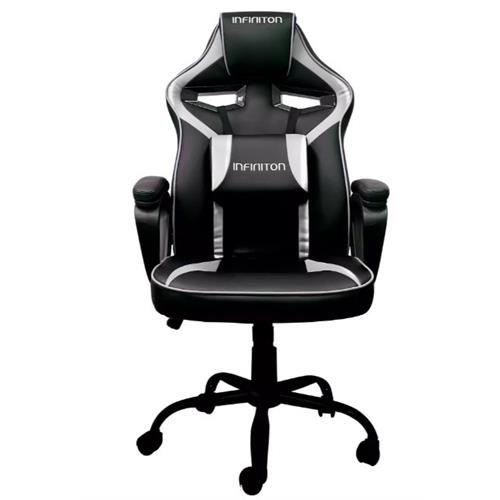 CADEIRA GAMING INFINITON GSEAT-TSGREY  (  Braços com estrutura fixa e confortável - Ajuste na altura -...  ) 
