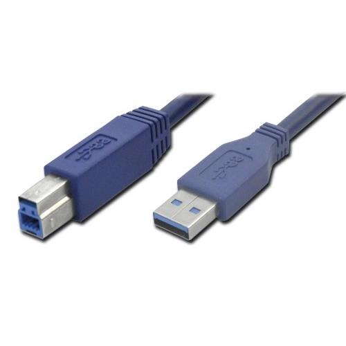 CABO USB 3.0 METRONIC 495269  (  Azul  - USB 3.0 - USB A Macho / USB B Macho - Comprimento: 3...  ) 