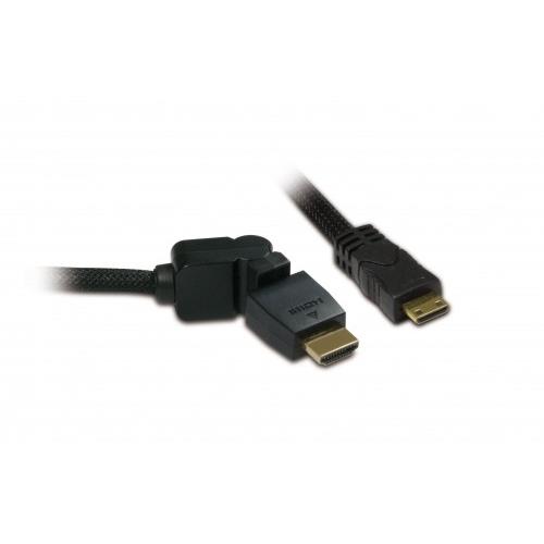 CABO HDMI 1,5M METRONIC 419305  (  Macho / Macho  - Preto  - Cabo HDMI - Ethernet 3D - Ficha 360º - Comprimento: 1,5 metros   ) 