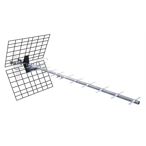 ANTENA EXTERIOR METRONIC 425044  (  Ficha F  - Silver  - Adaptada ao novo padrão UHF (UHF banda ...  ) 