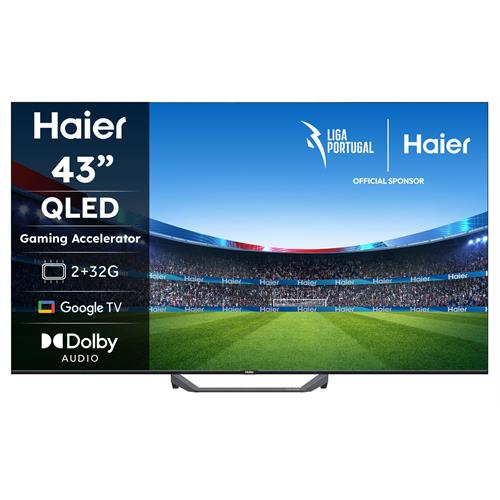 TV HAIER H43S80FUX  (  43'' - 109 cm - QLED 4K  - Google TV   ) 