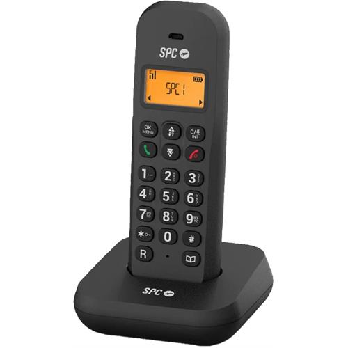 TELEFONE FIXO SEM FIOS SPC KEOPS PRETO  (  103 gr - Preto  - 15,3 x 5 x 2,4 cm (AxLxP)  ) 