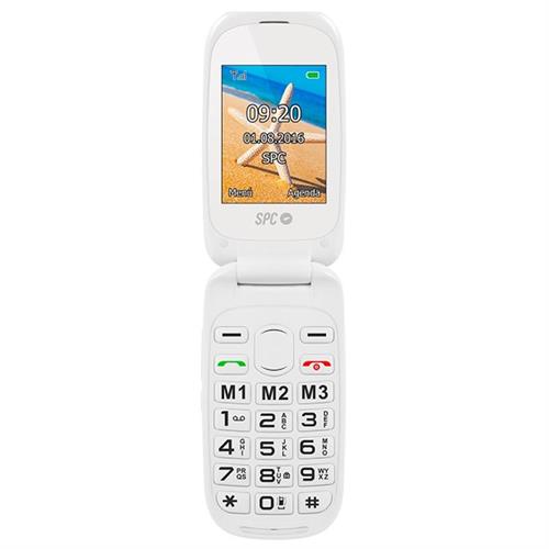 TELEMÓVEL SENIOR SPC HARMONY BRANCO  (  Branco  - Dual SIM - Teclas grandes - 3 memórias diretas - C...  ) 