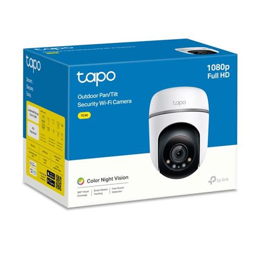 CAMARA DE VIGILÂNCIA TP-LINK TC40  (  1920 x 1080 Mpx - Deteção de pessoas e seguimento de movimen...  ) 