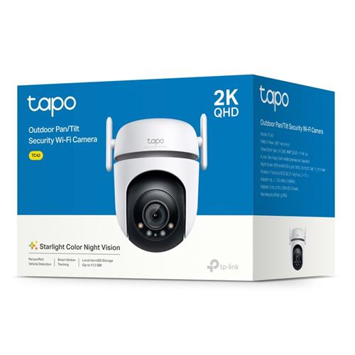 CAMARA DE VIGILÂNCIA TP-LINK TC42  (  Wi-Fi  - 2560 × 1440 px - Visualização em direto 2K QHD - Vi...  ) 