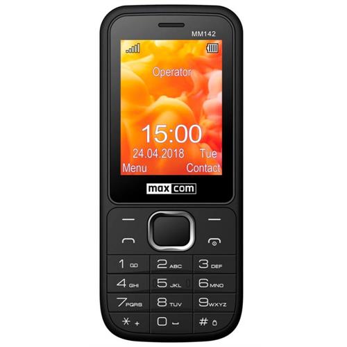 TELEMÓVEL MAXCOM CLASSIC MM 142 PRETO  (  2,4''  - 0,3 MP - 300 horas  ) 