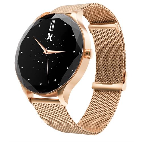 SMARTWATCH MAXCOM  FW52 DIAMOND DOURADO  (  Android e iOS  - 52 gr  - Ecrã de 1,09' - Bluetooth - Modos ...  ) 