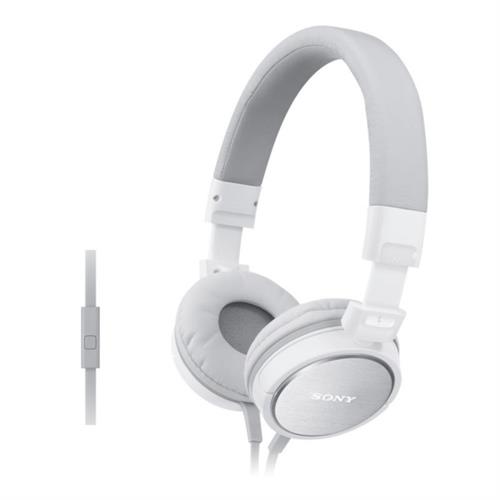 AUSCULTADORES COM FIO SONY MDRZX310W  (  Branco  - Diafragmas de neodímio de 30 mm para um som potent...  ) 