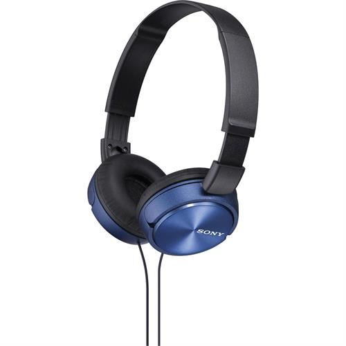 AUSCULTADORES COM FIO SONY MDRZX310L  (  Azul  - Diafragmas de neodímio de 30 mm para um som potente ...  ) 