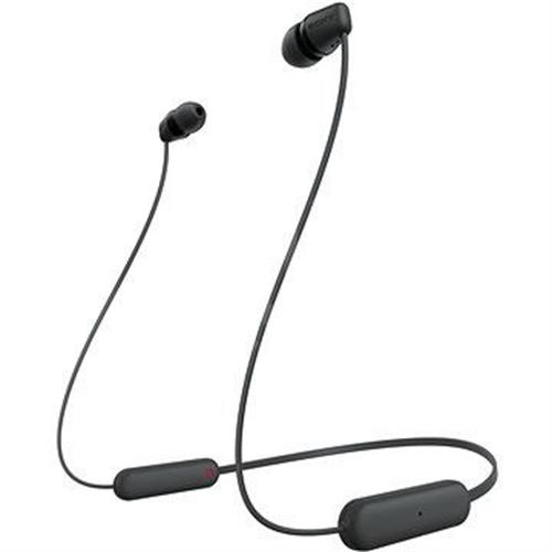 AURICULARES SONY WIC100B  (  Preto  - O DSEE restaura as frequências perdidas na compress...  ) 