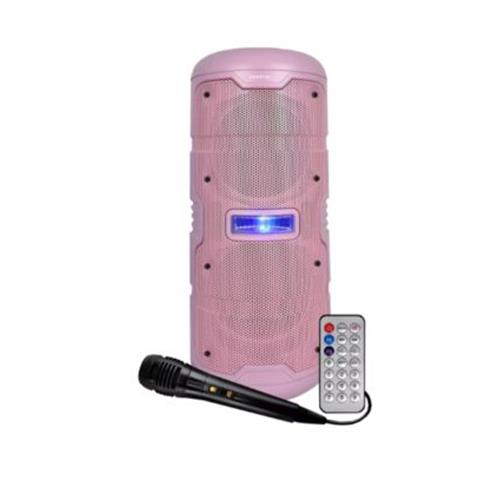 COLUNA INFINITON K50ROSA  (  50 W - Entrada de microfone - Entrada auxiliar: 3,5 mm - USB - Bluetooth  - Rosa   ) 