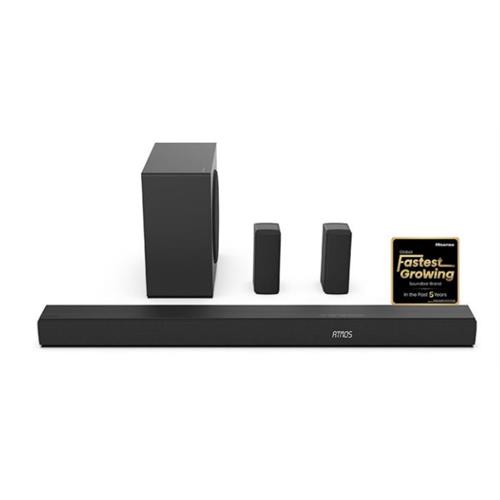 SOUND BAR HISENSE AX5100Q  (  5.1  - 580 W - 2 x HDMI - Bluetooth - Ótica - Auxiliar - USB   ) 