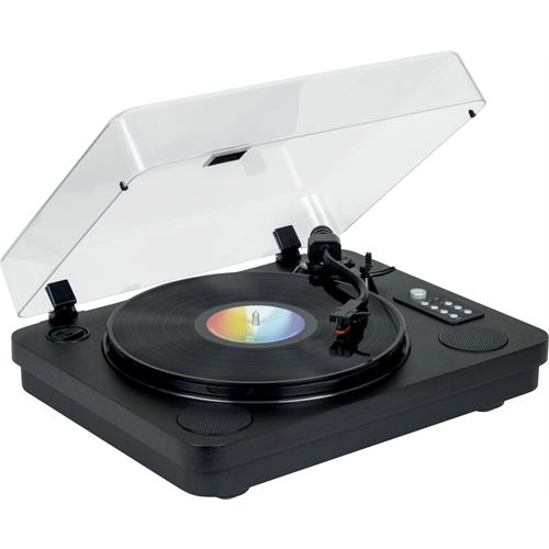 GIRA-DISCOS THOMSON TT650BT  (  Bluetooth - USB - RCA  - Preto  - Controle de pitch - 33/45/...  ) 