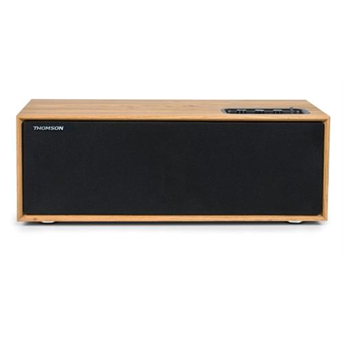 COLUNA THOMSON WS702  (  150 W - Bluetooth - RCA - Entrada TV Audio (ARC) - Ótica - USB - AUX-IN 3,5 mm  - Castanho   ) 