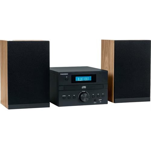 APARELHAGEM MICRO THOMSON MIC123BT  (  50 W - Bluetooth - Entrada auxiliar 3.5 mm - USB  - Preto   ) 