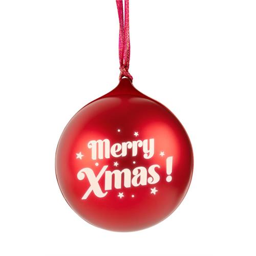 COLUNA PORTATIL BIGBEN XMASBALLRED  (  10 W - Bluetooth - USB-C  - Vermelho   ) 