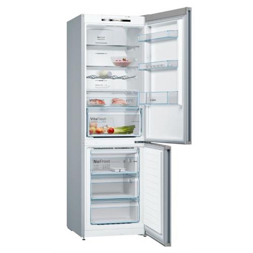 FRIGORÍFICO COMBINADO BOSCH KGN36VIDB  (  Total No Frost  - Inox  - 326 Litros  ) 