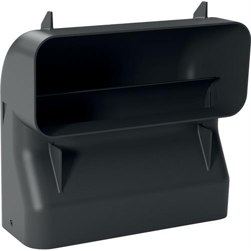 CURVA BOSCH 90º VERTIVAL HEZ9VDSB4  (  Preto  - Curva 90º vertical tubo plano ( S - 60 cm)  - Até 3...  ) 