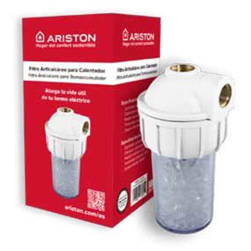 FILTRO POLIFOSFATOS ARISTON PARA TERMOACUMULADOR 3855015  (  Branco  - O Filtro Anticalcário de Polifosfato é a solução i...  ) 