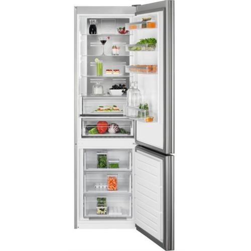 FRIGORÍFICO COMBINADO AEG RCB736E7ML  (  No Frost no congelador  - Portas Vidro Branco  - 366 Litros  ) 
