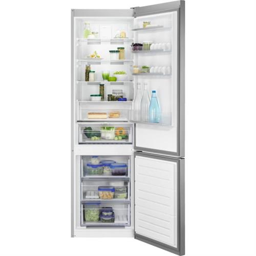 FRIGORÍFICO COMBINADO ZANUSSI ZNME36EU1  (  No Frost no congelador  - Look Inox  - 338 Litros  ) 