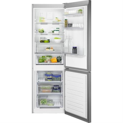FRIGORÍFICO COMBINADO ZANUSSI ZNME32EU1  (  No Frost no congelador  - Look Inox  - 302 Litros  ) 