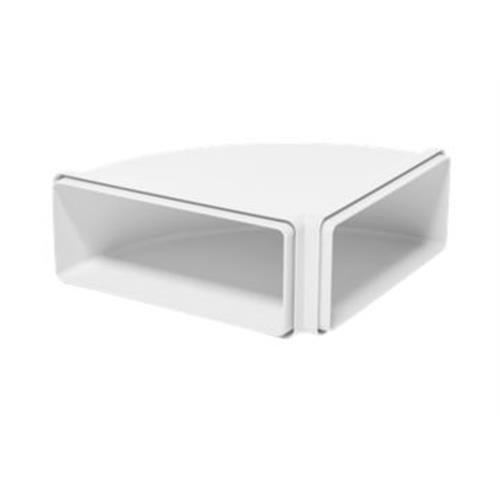 FORMA AEG RETANGULAR DE CURVA HORIZONTAL M2CKCF04  (  Branco  - Curva horizontal forma retangular (220 x 90 mm), p...  ) 