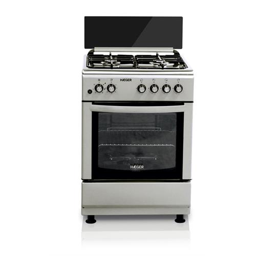 FOGÃO HAEGER GCSS6009B  (  Inox  - 4 G  - Elétrico   ) 