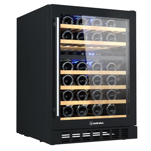 CAVE DE VINHO DE ENCASTRE MEIRELES MVTIDUO  (  130 Litros - 46  - F   ) 