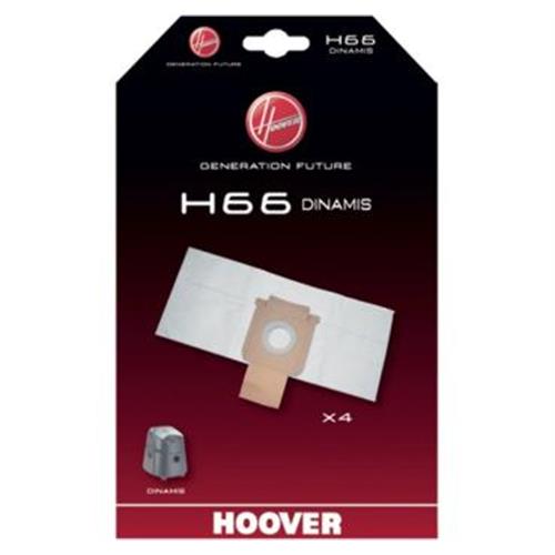 SACO ASP HOOVER DINAMIS/H66  (  4 sacos para o aspirador DINAMIS   ) 