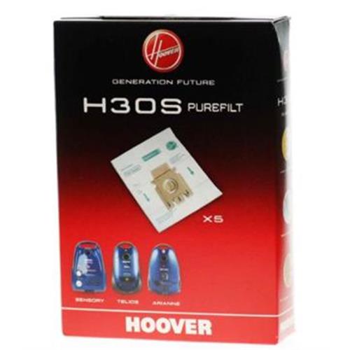 SACO ASPIRADOR HOOVER (5)-SENS/TEL/ARI-H30S  (  5 sacos PureFlit   ) 