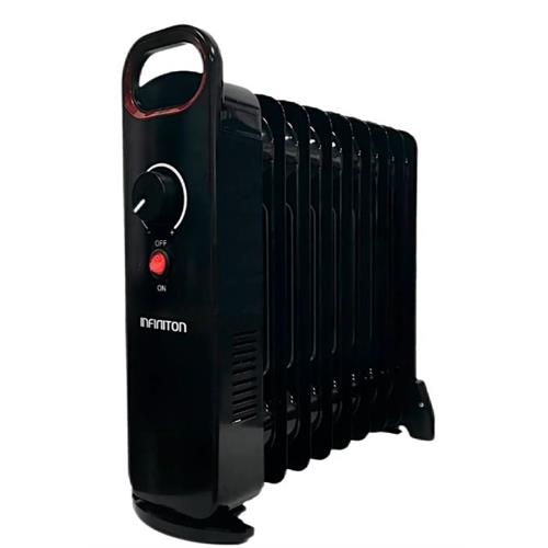 AQUECEDOR A ÓLEO MINI INFINITON HORM-N10  (  900 W - 9  - Preto   ) 