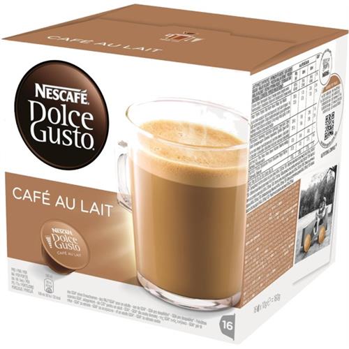 CÁPSULAS DE CAFÉ DOLCE GUSTO CAFÉ AU LAIT  (  48 Cápsulas  - A riqueza e aroma do café, associado à delica...  ) 