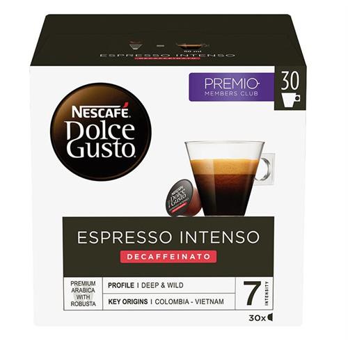 CÁPSULAS DE CAFÉ DOLCE GUSTO ESPRESSO INTENSO DESCAFEINADO RED  (  90  - Um café intenso com uma torra média. Com uma intensida...  ) 