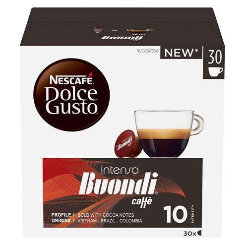 CÁPSULAS DE CAFÉ DOLCE GUSTO BUONDI INTENSO  (  90  - Um expresso ousado inspirado nos cafés portugueses - U...  ) 