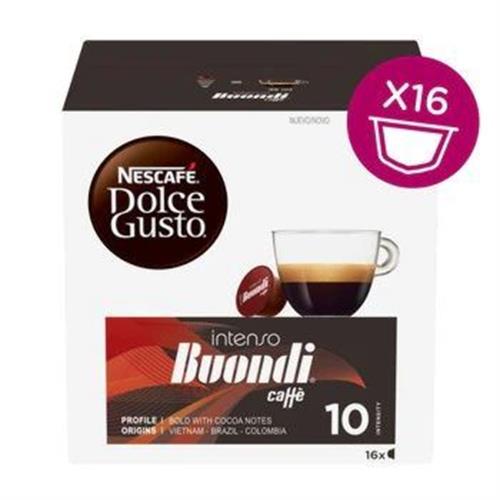 CÁPSULAS DE CAFÉ DOLCE GUSTO BUONDI INTENSO TRIPACK  (  48  - Um expresso ousado inspirado nos cafés portugueses - U...  ) 
