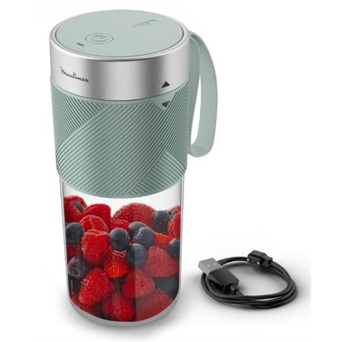 LIQUIDIFICADOR MOULINEX LM1C0410  (  0,3 L  - Inox  - Azul   ) 