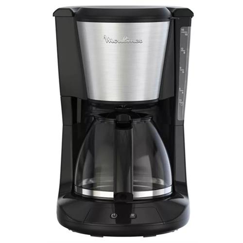CAFETEIRA MOULINEX FG5S0DE0  (  1000 W - 10 Chávenas - Preto / Inox   ) 