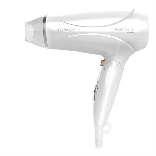 SECADOR DE CABELO CECOTEC - BAMBA IONICARE TRAVELWHITE