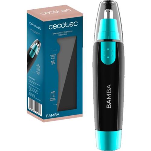 APARADOR NASAL CECOTEC BAMBAPRECISIONCARENOSETRIM  (  Pilhas  - Preto  - Lâmina de aço inoxidável - Segurança e pr...  ) 