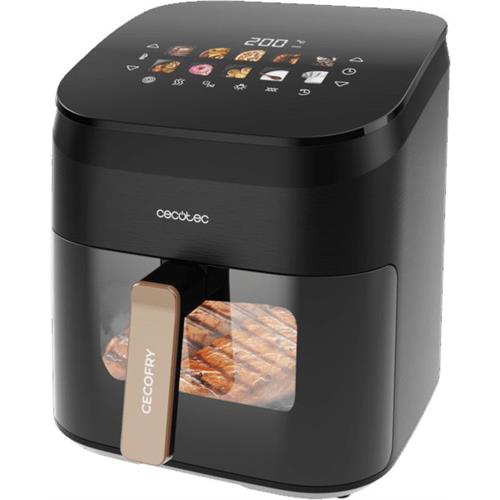 FRITADEIRA SEM ÓLEO CECOTEC CECOFRY&GRILLSMOKIN'6500  (  2200 W - 6,5 Litros - Preto   ) 