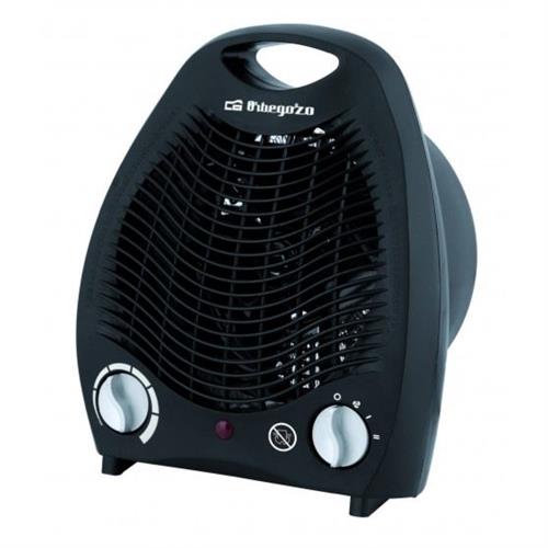 AQUECEDOR TERMOVENTILADOR ORBEGOZO FH5129  (  2000 W - 2 T - Preto   ) 