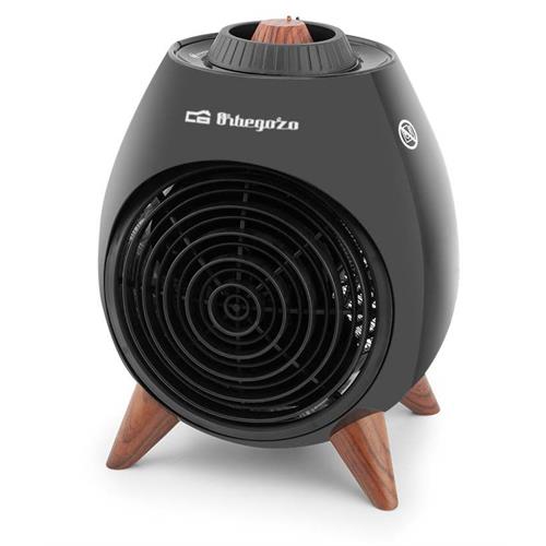 AQUECEDOR TERMOVENTILADOR ORBEGOZO FH5237  (  2000 W - 3 T - Preto   ) 