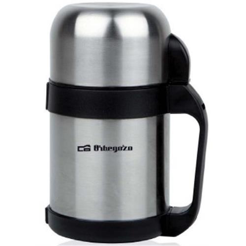 TERMO PARA SÓLIDOS E LÍQUIDOS ORBEGOZO TRSL750  (  0,75 Litros - Inox  - Conserva a temperatura quente ou frio ...  ) 