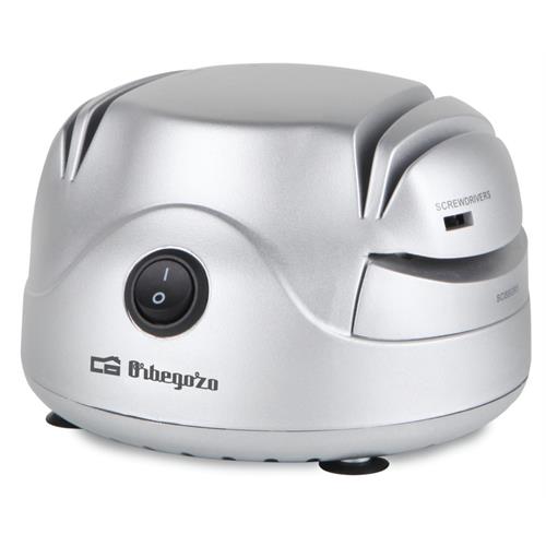 AFIADOR DE FACAS/TESOURAS ORBEGOZO CU7000  (  60 W - Silver  - Pedra com sistema de moagem dos dois lados ...  ) 