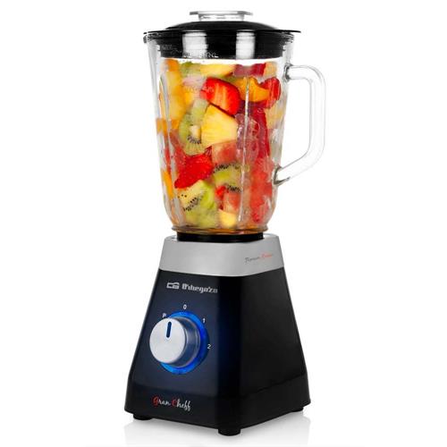 LIQUIDIFICADOR ORBEGOZO BV3400  (  500 W - 2 + Turbo  - 1 L   ) 