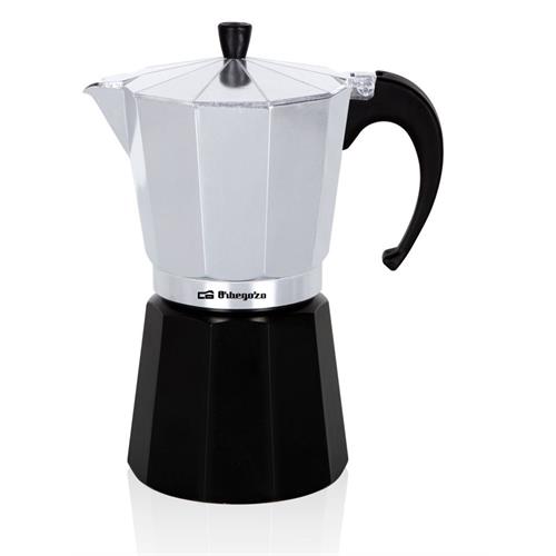 CAFETEIRA ORBEGOZO KFM230  (  2 Chávenas - Alumínio Cinza / Preto  - Utilização em placas ...  ) 